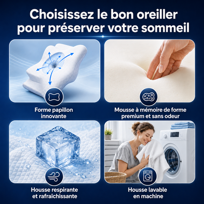 Oreiller à mémoire de forme Solmarea